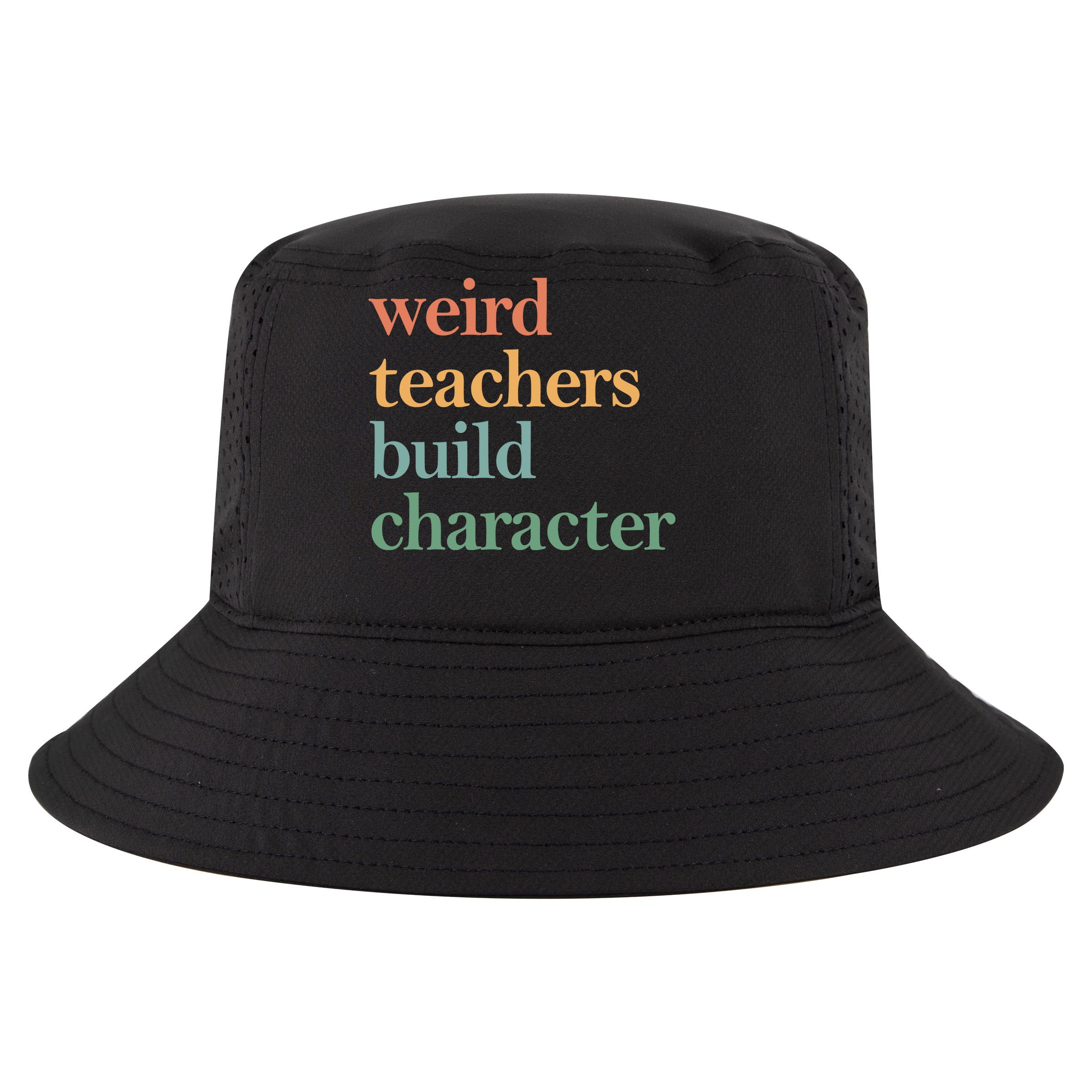 Weird Teachers Build Character Appreciation Gift Youth Performance Sprint T-Shirt