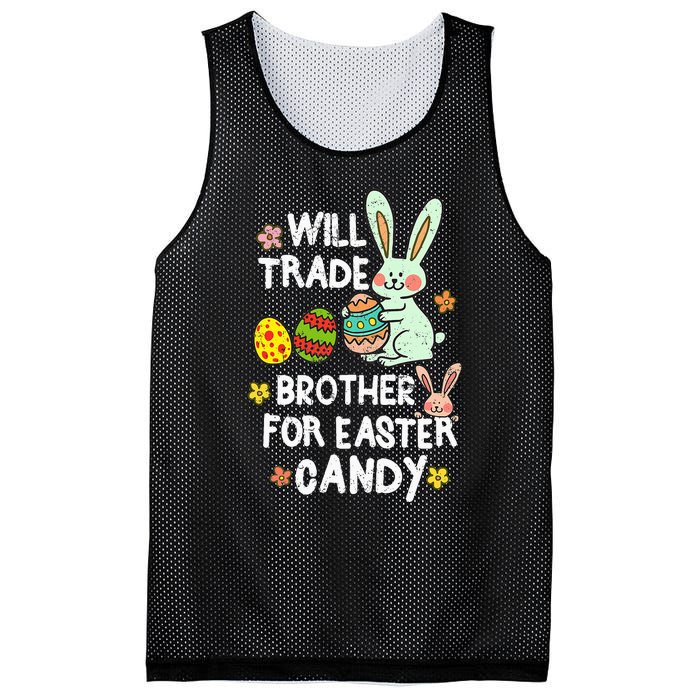 Will Trade Brother For Easter Candy Funny Mesh Reversible Basketball Jersey Tank