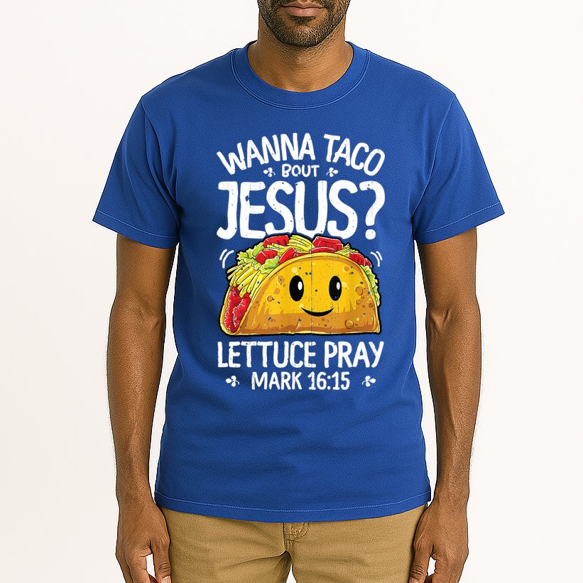 Wanna Taco Bout Jesus Cinco De Mayo Women Christian Tall T-Shirt