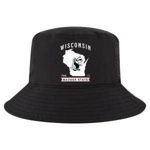 Wisconsin The Badger State Established 1848 Cool Comfort Performance Bucket Hat