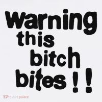Warning This Bitch Bites Full-Length Apron With Pockets