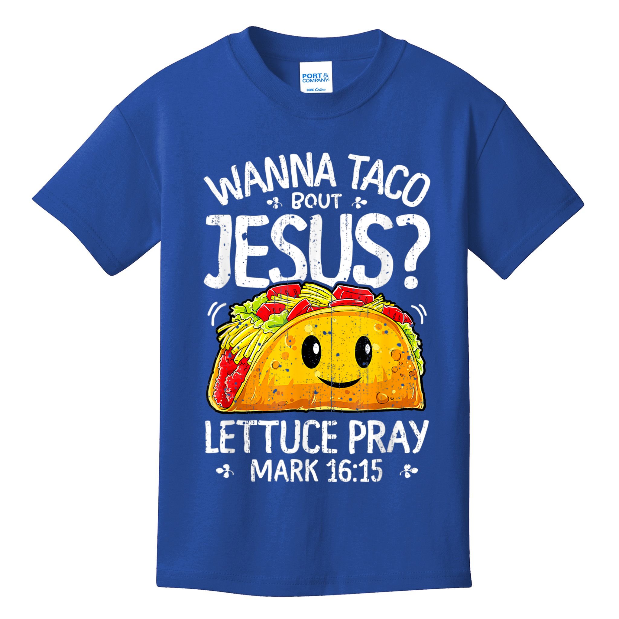 Wanna Taco Bout Jesus Cinco De Mayo Let's Fiesta 2022 Kids T-Shirt