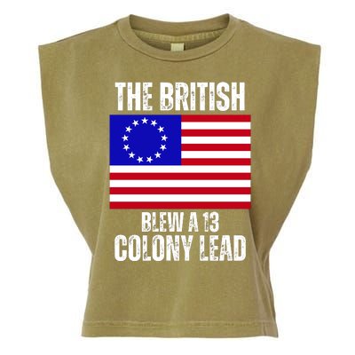 Withe The British Blew A 13 Colony Lead Garment-Dyed Women's Muscle Tee