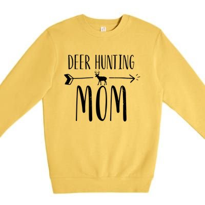 White Tailed Buck Or Elk Cute 'S Deer Hunting Mom Gift Premium Crewneck Sweatshirt