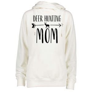 White Tailed Buck Or Elk Cute 'S Deer Hunting Mom Gift Womens Funnel Neck Pullover Hood