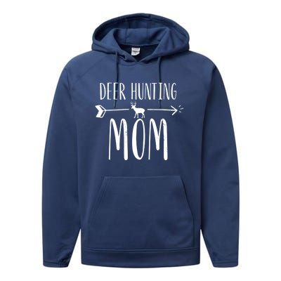 White Tailed Buck Or Elk Cute 'S Deer Hunting Mom Gift Performance Fleece Hoodie