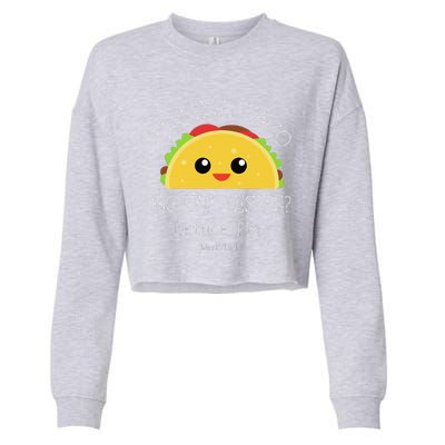 Wanna Taco Bout Jesus Lettuce Pray Cropped Pullover Crew