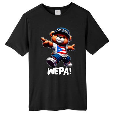 Wepa Teddy Bear Puerto Rico Flag Boricua Puerto Rican Tall Fusion ChromaSoft Performance T-Shirt