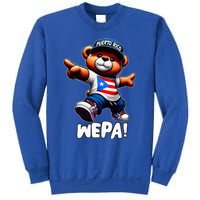 Wepa Teddy Bear Puerto Rico Flag Boricua Puerto Rican Sweatshirt