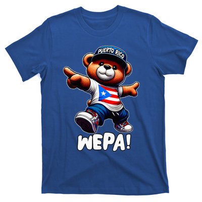 Wepa Teddy Bear Puerto Rico Flag Boricua Puerto Rican T-Shirt