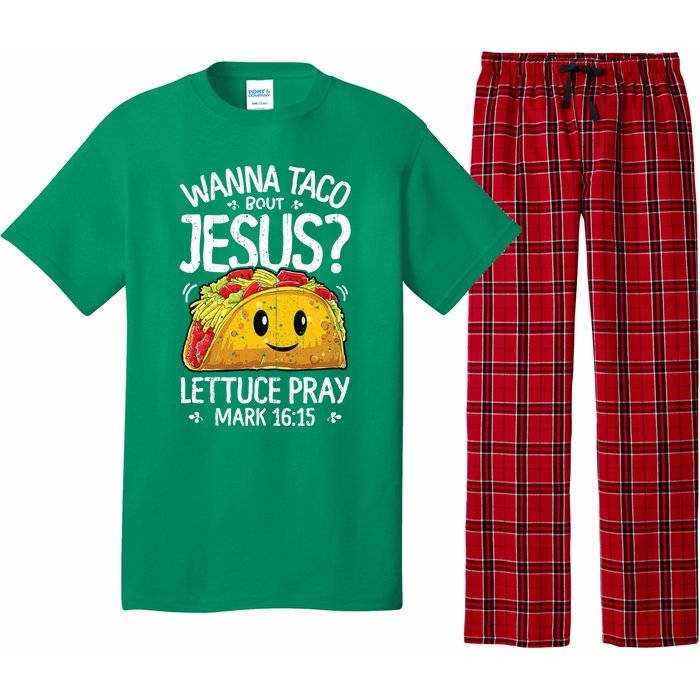 Wanna Taco Bout Jesus Cinco De Mayo Pajama Set