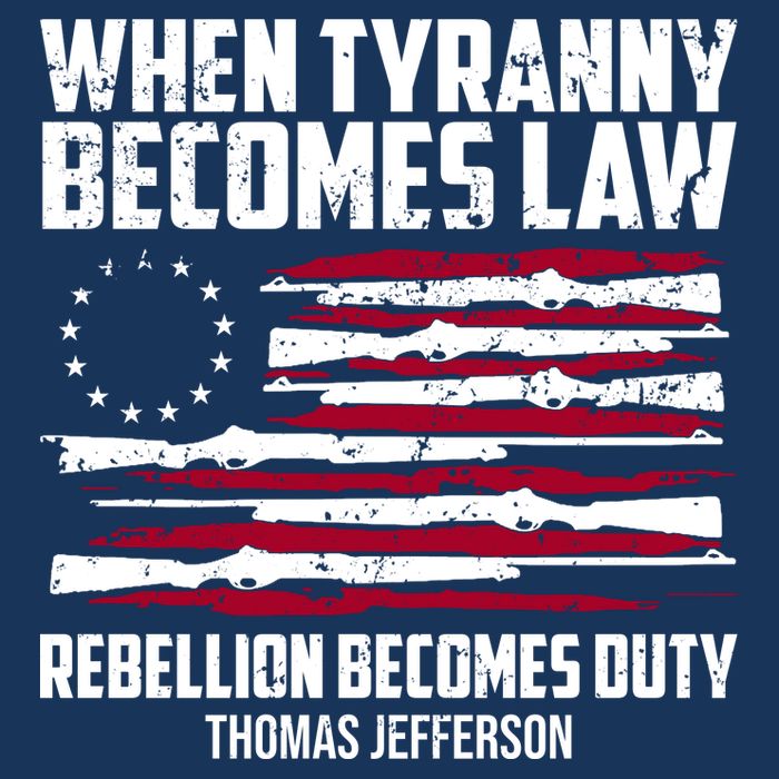 When Tyranny Becomes Law Rebellion Becomes Duty Thomas Jefferson Flatbill Hat