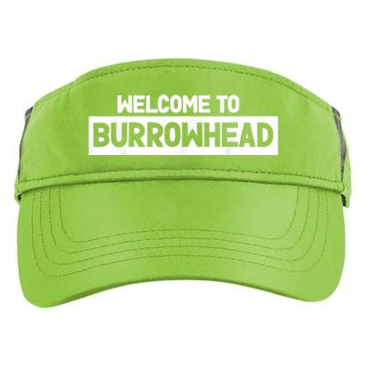 Welcome To Burrowhead Cincy Cincinnati Football Fans Adult Drive Performance Visor