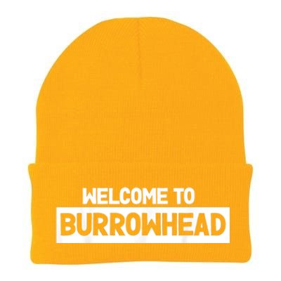 Welcome To Burrowhead Cincy Cincinnati Football Fans Knit Cap Winter Beanie