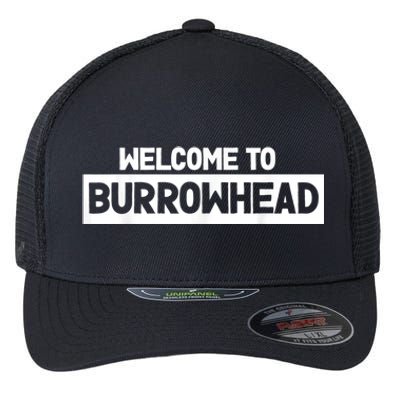 Welcome To Burrowhead Cincy Cincinnati Football Fans Flexfit Unipanel Trucker Cap