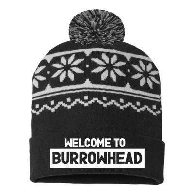 Welcome To Burrowhead Cincy Cincinnati Football Fans USA-Made Snowflake Beanie