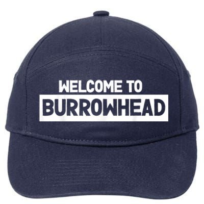 Welcome To Burrowhead Cincy Cincinnati Football Fans 7-Panel Snapback Hat