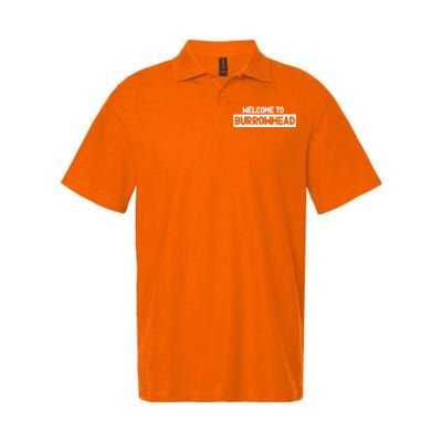 Welcome To Burrowhead Cincy Cincinnati Football Fans Softstyle Adult Sport Polo