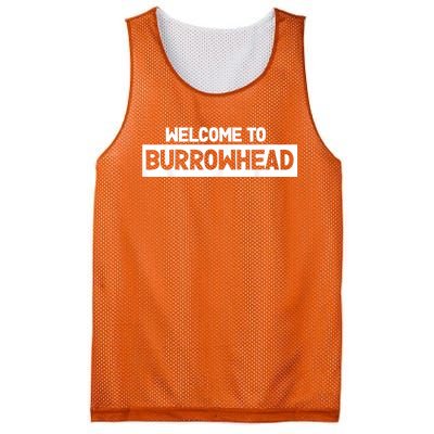 Welcome To Burrowhead Cincy Cincinnati Football Fans Mesh Reversible Basketball Jersey Tank