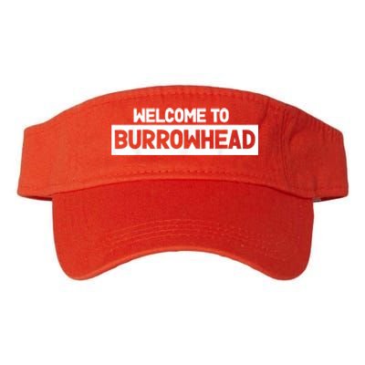 Welcome To Burrowhead Cincy Cincinnati Football Fans Valucap Bio-Washed Visor