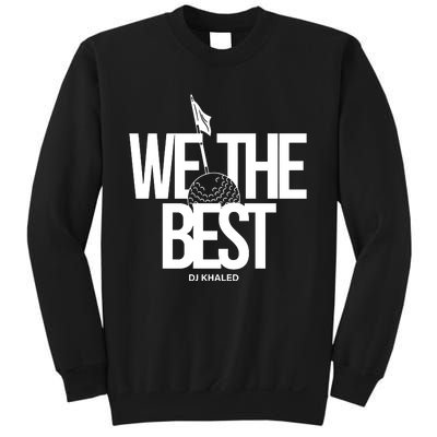 We The Best Red Golf Ball Sweatshirt