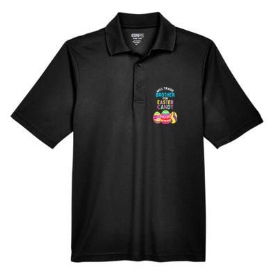 Will Trade Brother for Easter Candy Eggs Boy Girl Men's Origin Performance Pique Polo