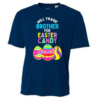 Will Trade Brother for Easter Candy Eggs Boy Girl Cooling Performance Crew T-Shirt