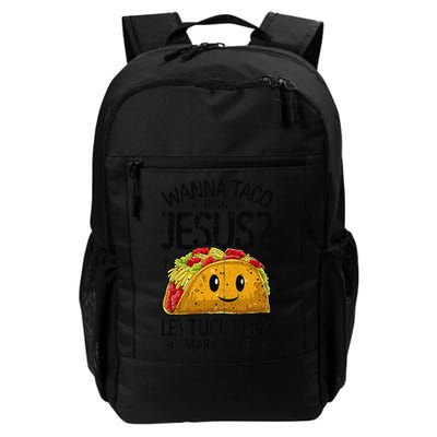 Wanna Taco Bout Jesus Cinco De Mayo Women Christian Gift Backpack