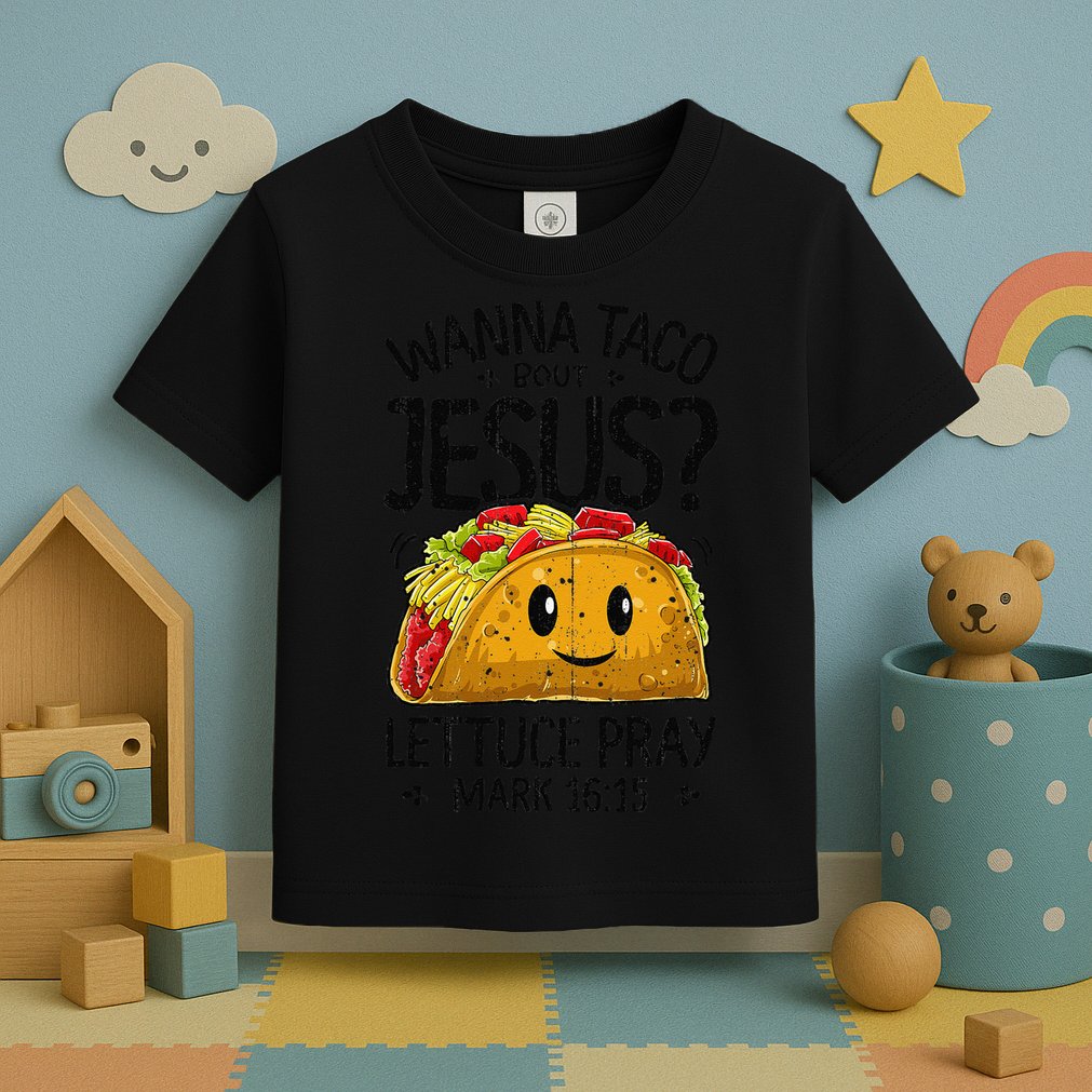 Wanna Taco Bout Jesus Cinco De Mayo Women Christian Gift Toddler T-Shirt