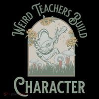 Weird Teachers Build Character Science Teacher Full-Length Apron With Pockets