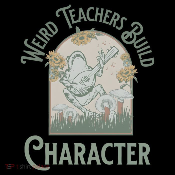 Weird Teachers Build Character Science Teacher Full-Length Apron With Pockets