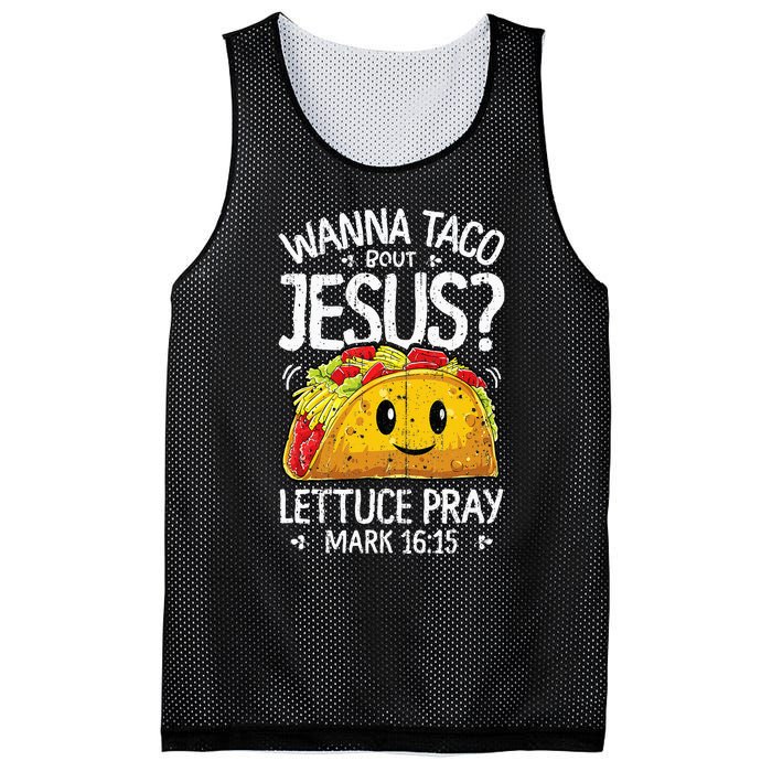 Wanna Taco Bout Jesus Cinco De Mayo Christian Mesh Reversible Basketball Jersey Tank