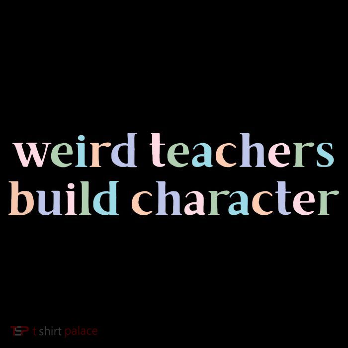 Weird Teachers Build Character Funny Hooded Wearable Blanket
