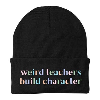 Weird Teachers Build Character Funny Beanie