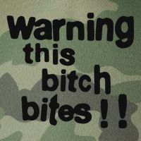 Warning This Bitch Bites Legacy Tie Dye Trucker Hat