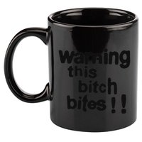 Warning This Bitch Bites 11oz C Handle Ceramic Mug