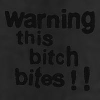 Warning This Bitch Bites Golf Towel