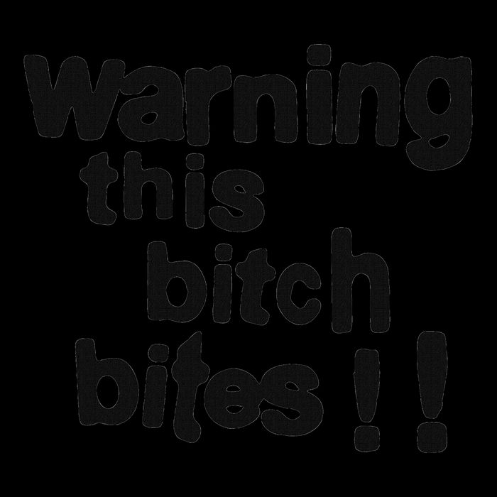 Warning This Bitch Bites Visor