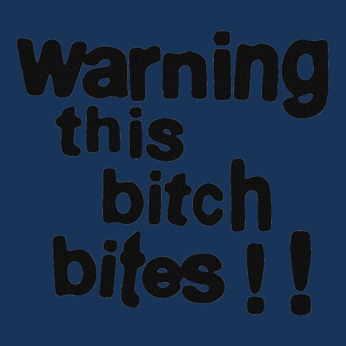 Warning This Bitch Bites Infant Baby Jersey Bodysuit