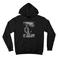 When Tyranny Becomes Law Rebellion Becomes Duty (On Back) Hoodie