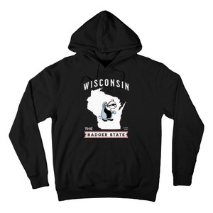 Wisconsin The Badger State Established 1848 Hoodie