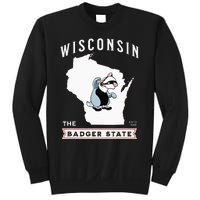 Wisconsin The Badger State Established 1848 Sweatshirt