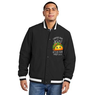 Wanna Taco Bout Jesus Christian Humor Letucce Pray Insulated Varsity Jacket