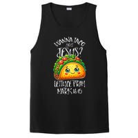 Wanna Taco Bout Jesus Christian Humor Letucce Pray PosiCharge Competitor Tank