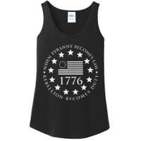 When tyranny becomes law rebellion becomes duty Ladies Essential Tank