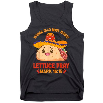 Wanna Taco Bout Jesus Cinco De Mayo Women Men Christian Tank Top