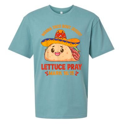 Wanna Taco Bout Jesus Cinco De Mayo Women Men Christian Sueded Cloud Jersey T-Shirt