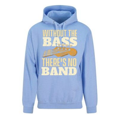 Without The Bass Bassist Guitarist Bass Guitar Player Unisex Surf Hoodie