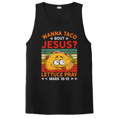 Wanna Taco Bout Jesus Funny PosiCharge Competitor Tank