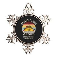 Wanna Taco Bout Jesus Cinco De Mayo Christian Metallic Star Ornament